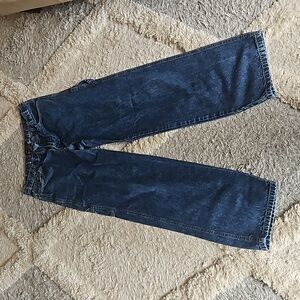 Vintage Perry Ellis America Dark Blue Carpenter Jeans - Sz 34x32